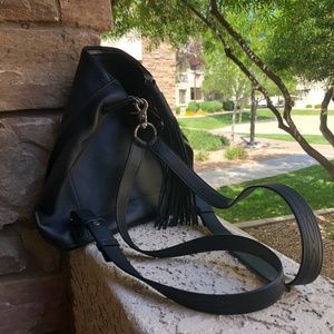 ALLSAINTS Pearl Convertable Leather Backpack